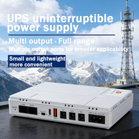 QIXIN Baterai Lithium Fase Tunggal 5V 9V 12V 24W 10400mAh Portable DC Mini UPS Model QX-707 untuk Router WiFi Modem Kamera