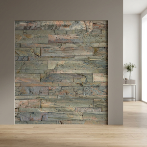 Échantillon de panneau mural 3D en PVC, style moderne minimaliste, ignifuge, imperméable, revêtement décoratif en pierre, motif géométrique, utilisation intérieure/extérieure, 5 - Product Image 4