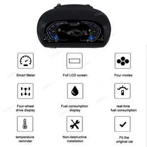 จอ LCD ดิจิตอลสำหรับรถยนต์ BMW ซีรีส์ 1 รุ่น E81 E82 E87 E88 ปี 2004-2011 แผงหน้าปัดมาตรวัดความเร็วแบบดิจิตอล จอแสดงผลเสมือนจริง ขนาด 12.3 นิ้ว สำหรับพวงมาลัยซ้ายและขวา - Product Image 4