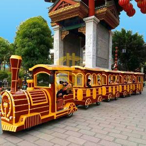 Train sans rails attrayant pour extérieur, type locomotive, pour aires de jeux publiques, jardins et centres commerciaux, idéal pour le tourisme, neuf, à vendre - Product Image 3