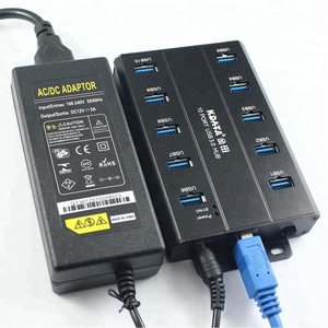 Kdata Hỗ Trợ 5Gbps Mtt Tùy Chỉnh Powered Chuyển Đổi Sạc Bc1.2 Trạm Sạc Sync Công Nghiệp 10 Cổng USB <span class=keywords><strong>Hub</strong></span> 3.0 - Product Image 1