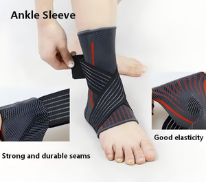 Manchon <span class=keywords><strong>de</strong></span> <span class=keywords><strong>cheville</strong></span> élastique avancé avec suture durable, bonne élasticité et soutien pour <span class=keywords><strong>la</strong></span> protection sportive quotidienne, <span class=keywords><strong>la</strong></span> course, <span class=keywords><strong>la</strong></span> marche et <span class=keywords><strong>la</strong></span> gym - Product Image 2