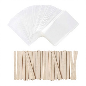 Palitos de madera para helados con bolsas de plástico transparente para herramientas de elaboración de helados - Product Image 2