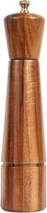 Molinillo de pimienta de madera de <span class=keywords><strong>acacia</strong></span> ajustable, herramientas de cocina de especias de cerámica manual, molinillo de pimienta de sal rosa - Product Image 2