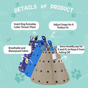 <span class=keywords><strong>LOW</strong></span> <span class=keywords><strong>MOQ</strong></span> Custom ized Core Schutz kegel Soft Recovery Haustiere Katze E-Halsband Elizabethan <span class=keywords><strong>Dog</strong></span> Cat Elizabethan Infla table Collar - Product Image 3