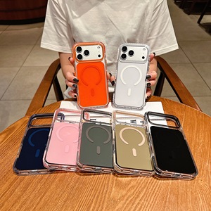 เคสโทรศัพท์แม่เหล็กสองสีสำหรับไอโฟน 18 17 16 15 14 13 12 โปรแม็กซ์กรอบใสกันกระแทกฝาครอบป้องกันการตก - Product Image 6