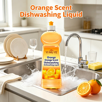 Détergent dégraissant puissant parfumé à l'orange, marque privée OEM, 500 ml, pour familles, restaurants, hôtels, vente en gros, grand format