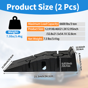 3T Capacity Low Profile <strong>Car</strong> Ramps for Oil Changes,Plastic <strong>Car</strong> Ramps for Tire <strong>Replacement</strong> &amp; Chassis Maintenance - Product Image 2