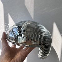 Boule disco à paillettes effet miroir, décoration d'intérieur, ornement de bureau, décoration de la maison
