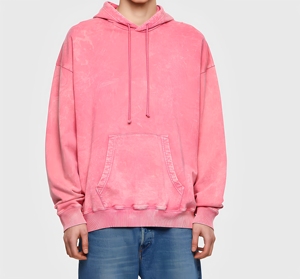 OEM ODM Custom High Quality Streetwear 350grams 100% Cotton Fleece Thick Heavyweight Pullover Oversized Winter Front Hoodies <b>Men</b> - Product Image 1