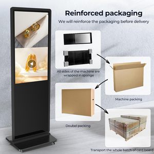 43 50 55 65 75 Inch 4K LCD Indoor Vertical Digital Kiosk <b>Touch</b> <b>Screen</b> Totem Floor Standing Digital Signage Shopping Mall - Product Image 6