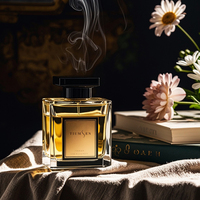 Flacons de parfum en verre vides exclusifs 100 ml, forme irrégulière, emballage de luxe pour flacon de parfum avec impression sérigraphique, diffuseur à bâtonnets