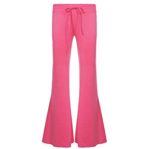 Pantalon en maille évasé taille basse pour femme – Décontracté, extensible, long, doux, pour le yoga et la détente, coupe large, mode quotidienne - Product Image 6
