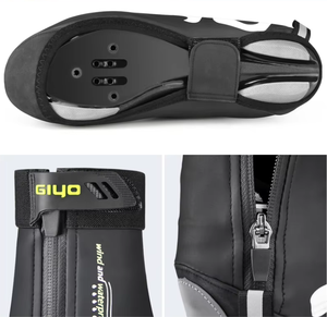 Cubierta de zapato de bicicleta de alta calidad impermeable a prueba de viento cálido cremallera MTB bicicleta chanclos <span class=keywords><strong>invierno</strong></span> <span class=keywords><strong>mejores</strong></span> zapatos de <span class=keywords><strong>ciclismo</strong></span> - Product Image 6