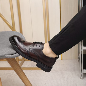 Chaussures habillées en cuir véritable de qualité professionnelle, imperméables - chaussures habillées formelles adaptées aux occasions formelles - Product Image 4
