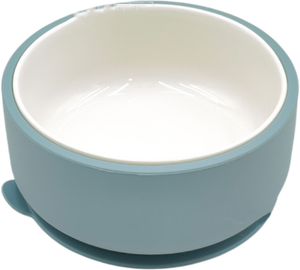 Nuevo comedor <span class=keywords><strong>de</strong></span> cerámica para niños Nuevo diseño Shinny Glory High End Kids Food Dinner Cuenco formal Cuenco <span class=keywords><strong>de</strong></span> porcelana para bebés con succión <span class=keywords><strong>de</strong></span> silicona - Product Image 3