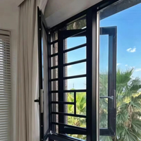 Ventanas de Aluminio para Villa |   Ventanas y Puertas de Aluminio de Diseño Moderno para Casas, Ventanas Abatibles, Ventanas de Doble Acristalamiento