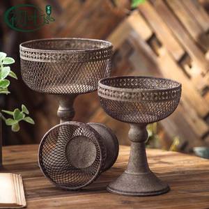 Maceta Alta de Hierro Forjado Estilo Europeo, Diseño Vintage, para Escritorio, Uso en Interiores, Transpirable - Product Image 4