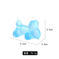 Nouveau jouet à presser en caoutchouc en forme de chiot, rempli de sucre, jouet anti-stress pour chien, jouet de dessin animé