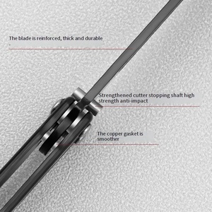 Couteau papillon d'entraînement avec lame atténuée, outil d'entraînement bien équilibré, couteau <span class=keywords><strong>Balisong</strong></span> à dégradé pour un retournement fluide - Product Image 4