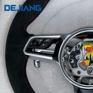 Volante Deportivo Completo en Alcántara para Porsche CARRERA GT 991 911 992 Porsche Cayenne Coupe Porsche 718 Boxster <span class=keywords><strong>Panamera</strong></span> - Product Image 3