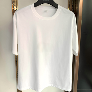 Camisetas al por Mayor de Alta Calidad para Hombre, 100% Algodón, Diseño de Logotipo Personalizado, Camiseta Blanca Extra Grande para Hombre - Product Image 2