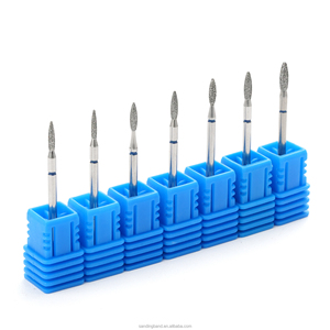 3/32 "2.35 mét Chất lượng cao cấp và chuyên nghiệp ngọn lửa Kim Cương Móng Tay khoan bit đánh bóng lớp biểu bì sạch kim cương mũi khoan cho làm móng tay - Product Image 6