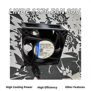 Ventilador de Refrigeración para Montacargas Linde Serie 1276, 7918911729, 3280JNPU, 80V con Enchufe, Importado Original - Product Image 2