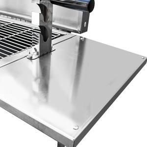 TIGERGOODS <span class=keywords><strong>Parrilla</strong></span> de Carbón de Acero Inoxidable con Tapa, Estilo Hibachi, para Brochetas y Barbacoa - Product Image 5