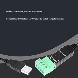 Convertidor de Terminal RS485 <span class=keywords><strong>a</strong></span> <span class=keywords><strong>USB</strong></span> FT232R TTL-RS4859, Cable <span class=keywords><strong>USB</strong></span> <span class=keywords><strong>a</strong></span> Puerto Serie de Cobre Libre de Oxígeno <span class=keywords><strong>A</strong></span>+ B- GND 5V - Product Image 5