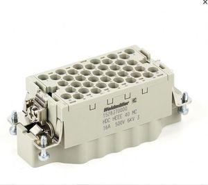 Weidmulller 1528370000 1528380000 HDC <span class=keywords><strong>heee</strong></span> 40 MC HDC HEEE40 FC HDC เสียบขาตัวผู้500 V 16ขั้วต่อแบบจีบ - Product Image 1