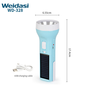 Phổ biến chất lượng cao LED cắm trại LED Torch ánh sáng đèn pin cho gia đình sử dụng được hỗ trợ bởi pin khô hoặc pin axít chì hoặc năng lượng mặt trời - Product Image 6