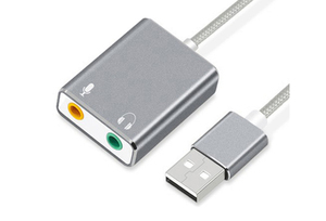 <strong>7.1</strong> Channel <strong>USB</strong> Audio Adapter <strong>External</strong> Stereo <strong>Sound</strong> <strong>Card</strong> With 3.5mm Headphone and Microphone Jack for PC,Laptops,Desktops,PS4 - Product Image 3