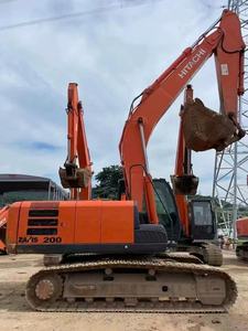 รถขุดไฮดรอลิกตีนตะขาบขนาดกลาง Hitachi Zaxis 200-5G รุ่น Zx200 มือสอง เครื่องจักรก่อสร้างสำหรับงานวิศวกรรม - Product Image 1