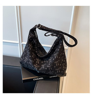 Sac à bandoulière hobo en velours côtelé pour femme, nouveau modèle, avec imprimé nœud mignon, grande capacité, décontracté, sangle réglable, pour femmes et jeunes filles