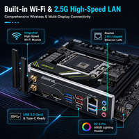 JGINYUE Mini ITX Motherboard AM4 AM5 DDR4 DDR5 M.2 NVMe Gaming Desktop Mainboard Seri B350I B450I B550I B650I B850I