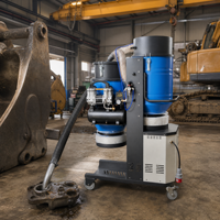 Aspirateur industriel VSW75 380V 5.5kW-7.5kW, extracteur de poussière humide et sèche haute performance pour projets d'atelier industriel