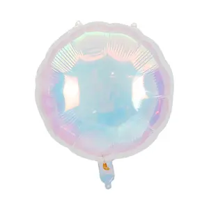 Novo Cubo de orbs transparente Starburst estrela redonda coração balões folha iridescente para decoração de casamento e festa de aniversário