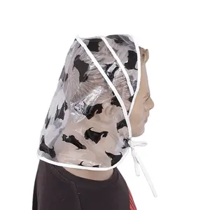 New Style Waterproof PE folding rain hat/PErain hood/PE rain bonnet