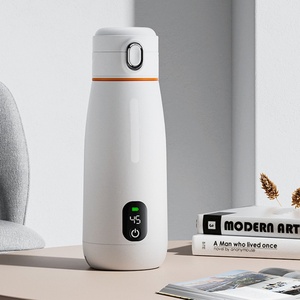 Chauffe-biberon portable en acier inoxydable 350 ml, multifonction, rechargeable, avec fonction intelligente, prise US - Product Image 2