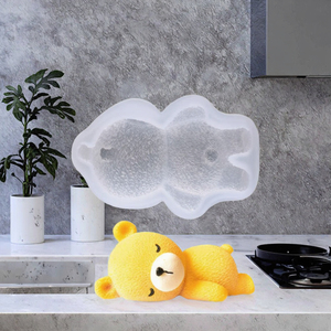 KAIJIE 3D gấu Silicone khuôn DIY pháp tráng miệng bánh trang trí nhỏ giọt keo khuôn cho sô cô la Jelly <span class=keywords><strong>Pudding</strong></span> - Product Image 3