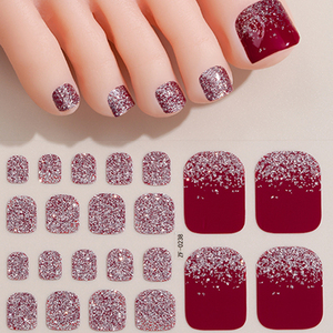 Vente chaude en gros, semi-durci, DIY, 22 pièces, pédicure, vernis à <span class=keywords><strong>ongles</strong></span> <span class=keywords><strong>pour</strong></span> les orteils, autocollants et enveloppes <span class=keywords><strong>pour</strong></span> <span class=keywords><strong>ongles</strong></span> - Product Image 3