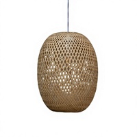 Lampe de table en bambou noir pour la décoration de la maison, de la chambre à coucher, du salon et l'éclairage intérieur