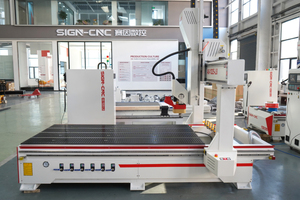 Routeur CNC Syntec 4 axes avec tête pivotante haute portée 180°, ATC, usinage de profilés et de surfaces courbes, machine de gravure à broche unique - Product Image 6