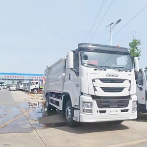 รถบรรทุกอัดขยะใหม่ 14 คิวบิกเมตร ควบคุมระยะไกล โครงรถอีซูซุ สำหรับบริการเก็บ<span class=keywords><strong>ขยะ</strong></span>และทำความสะอาด - Product Image 2