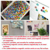 OEM Carreau de mosaïque en céramique moderne de 10mm de couleur mélangée, carré, pour bricolage, mini carreaux de porcelaine pour la maison, la construction de murs et de sols