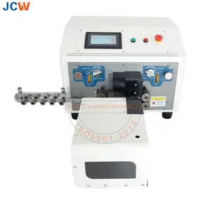 JCW-CS14 automatische Drahts chnitt leiste und Twist-Maschine 8mm Kabels ch neiden Abisolier maschine mit Verdrehen