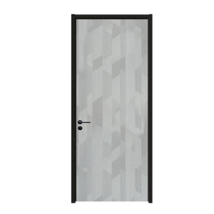 2025 5mm 3D wpc peau porte panneau luxe <span class=keywords><strong>maison</strong></span> chambre intérieur portes en bois pour Boudoir salle de bain avec serrure intelligente - Product Image 2