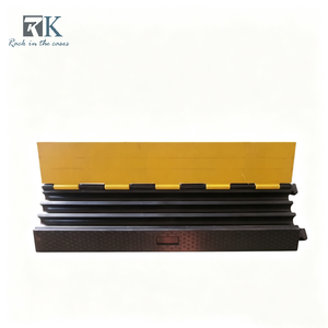 Interlocking Cable Protector Heavy Duty Cable Ramp Reusable Cable Protector Ramp for Outdoor Events - Product Image 1