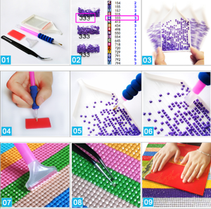 Chenistory DZDP695 Kit per Pittura Diamante 5D all'Ingrosso, Pittura Diamante Fai-da-Te Completa, Tela a Pelo Corto, Immagini di <span class=keywords><strong>Frutta</strong></span> per Decorazione - Product Image 6